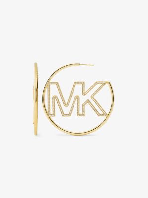 gold mk earrings