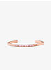 14K Rose Gold-Plated Sterling Silver Pavé Oversized Nesting Cuff image number 0