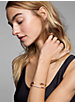 14K Rose Gold-Plated Sterling Silver Pavé Oversized Nesting Cuff image number 2