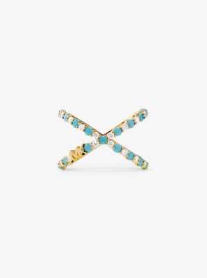 michael kors turquoise ring