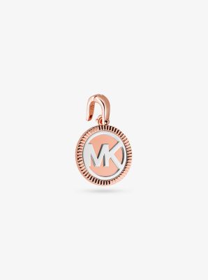 Precious Metal-Plated Sterling Silver Logo Charm