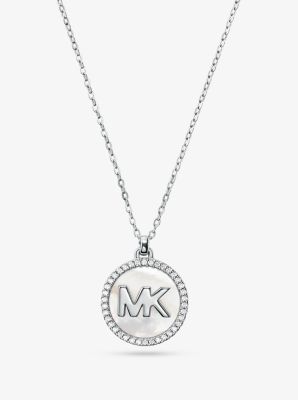 mk logo necklace