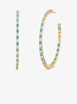 Michael kors 2024 turquoise earrings