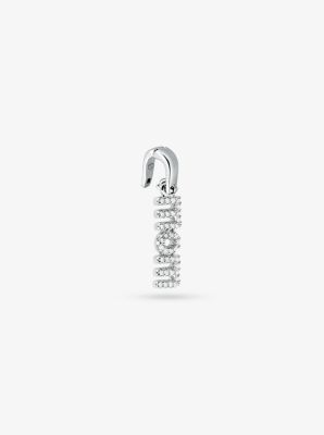 Sterling Silver Pav&eacute; Mom Charm