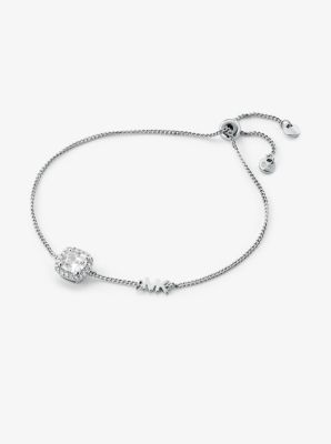 Sterling Silver Lock and Cord Bracelet Set | Michael Kors