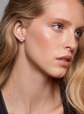 Michael kors pave store stud earrings