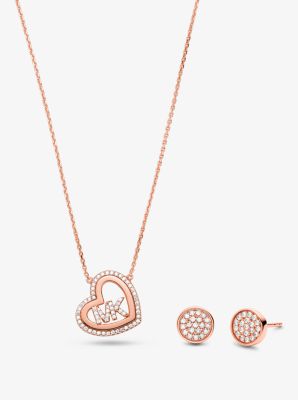 Michael kors shop necklace and earrings