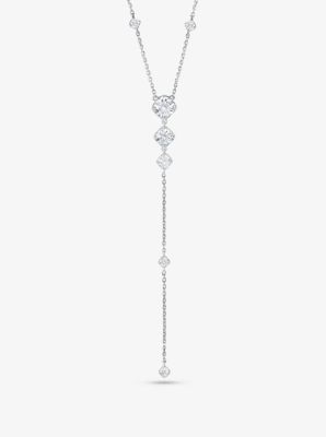 Large Open Link Lariat Necklace