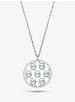 Sterling Silver Logo Charm Necklace image number 0