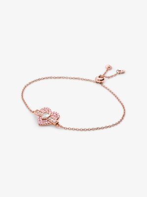 Michael kors heart store bracelet rose gold