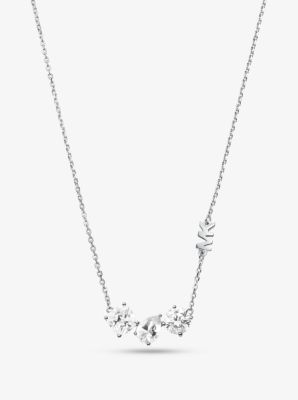 Sterling Silver Stone Necklace | Michael Kors