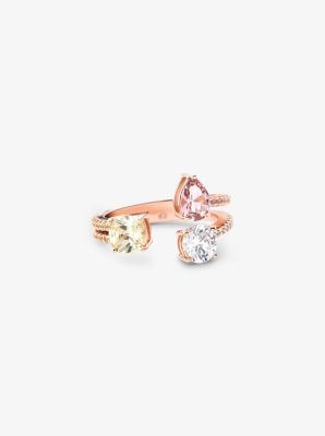 Michael kors rings rose on sale gold