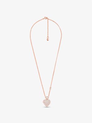 Michael kors best sale locket necklace