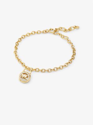 michael kors gold padlock bracelet