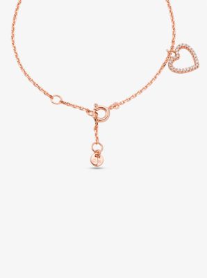 michael kors pave heart bracelet