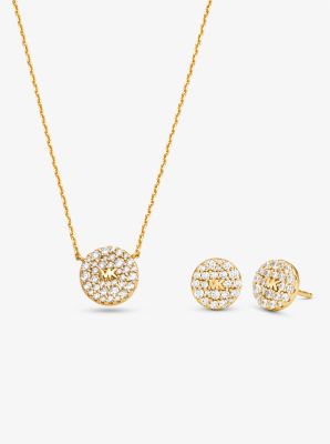 Michael kors necklace store and earrings