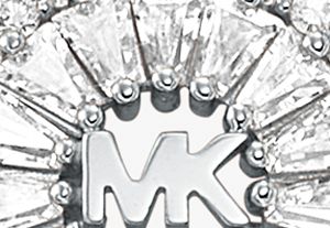 Collier en argent sterling à placage en métal précieux à halo et à pavé