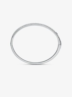 Michael kors silver bangle hot sale bracelet