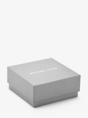 Precious Metal-Plated Sterling Silver Interlocking Hearts Necklace in TWO TONE | Michael Kors