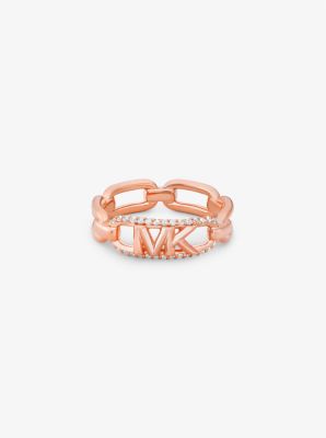 Ring michael kors rosegold on sale