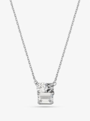 Michael kors sterling silver hot sale necklace