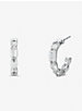 Precious Metal-Plated Sterling Silver Cubic Zirconia Earrings image number 0