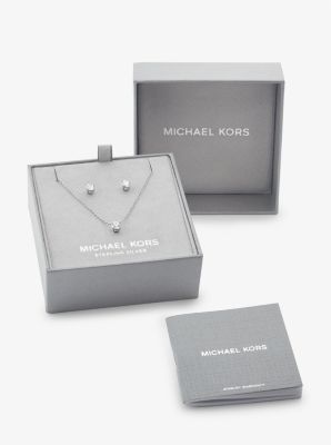 Michael kors bracelet and earring sale set