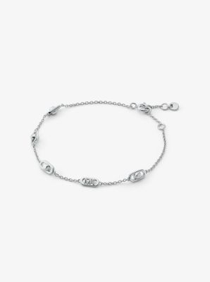 Astor Link Small Precious Metal-Plated Sterling Silver Chain Bracelet image number 0