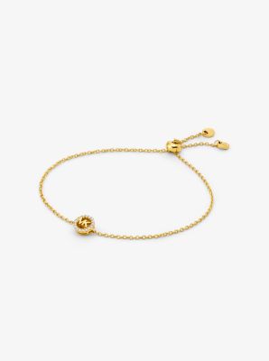 Pulsera Fulton de plata de ley chapada en metales preciosos con cierre deslizante image number 0