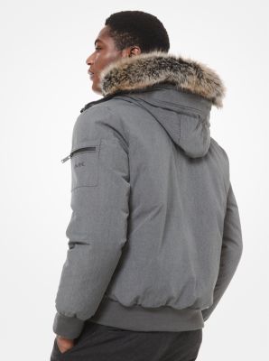 Faux Fur-Trim Parka