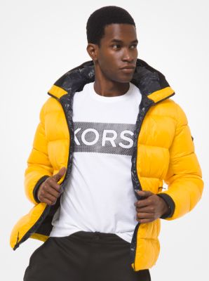 michael kors yellow coat