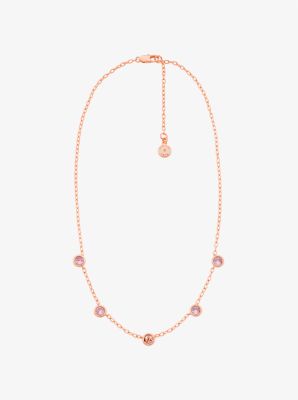 Bezel Cubic Zirconia Necklace image number 0