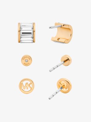 3-Piece Cubic Zirconia Stud Earrings Gift Set image number 1