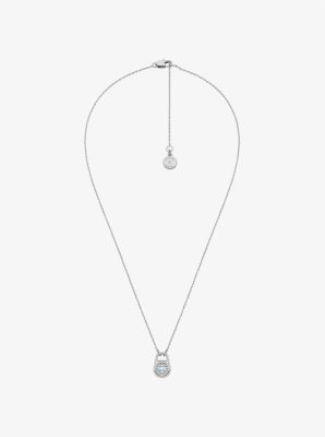 Pavé Lock Necklace image number 1