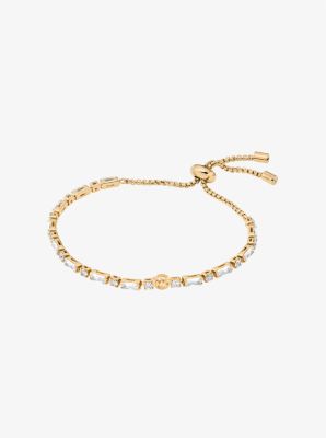 Pavé Baguette Slider Bracelet
