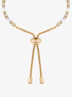 Pavé Baguette Slider Bracelet in GOLD | Michael Kors