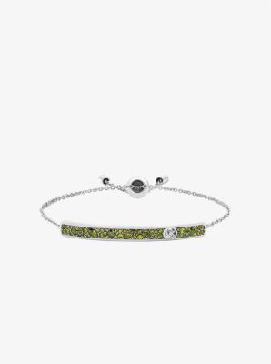 Pavé Bar Slider Bracelet in SILVER | Michael Kors