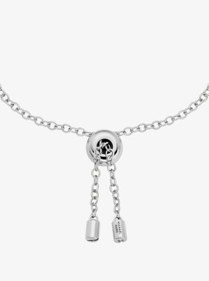 Pulsera deslizante con logotipo y circonitas c&uacute;bicas