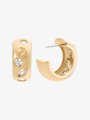 Boucles d&rsquo;oreilles Huggie &agrave; zircone cubique