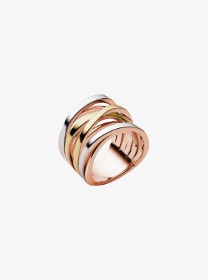 Michael kors sale tri stack ring