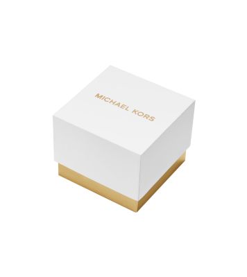 Pav&eacute; Rose Gold-Tone Bangle