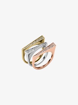 Michael kors best sale tri tone ring