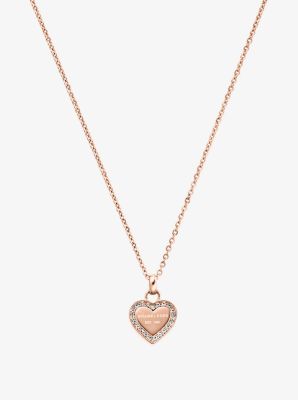 Michael kors 2024 charm necklace