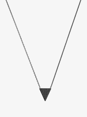 Michael kors on sale triangle necklace