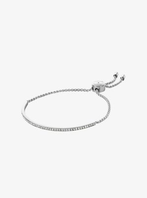 michael kors silver tone bracelet