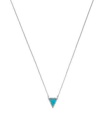 Michael kors hot sale triangle necklace