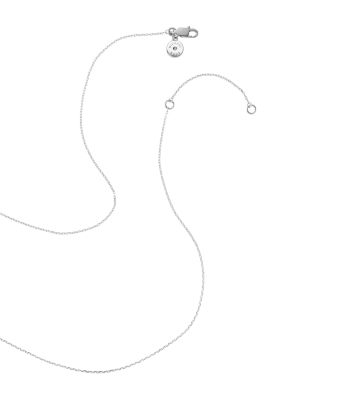 Silver-Tone Horn Pendant Necklace