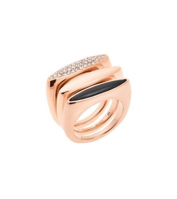 Michael kors ring discount rose