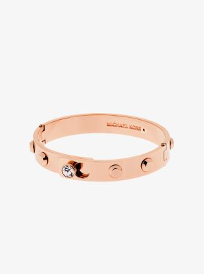 Michael kors astor rose gold buckle clearance bangle