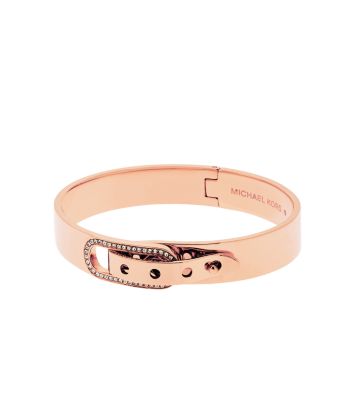 Michael kors rose on sale coloured buckle bangle